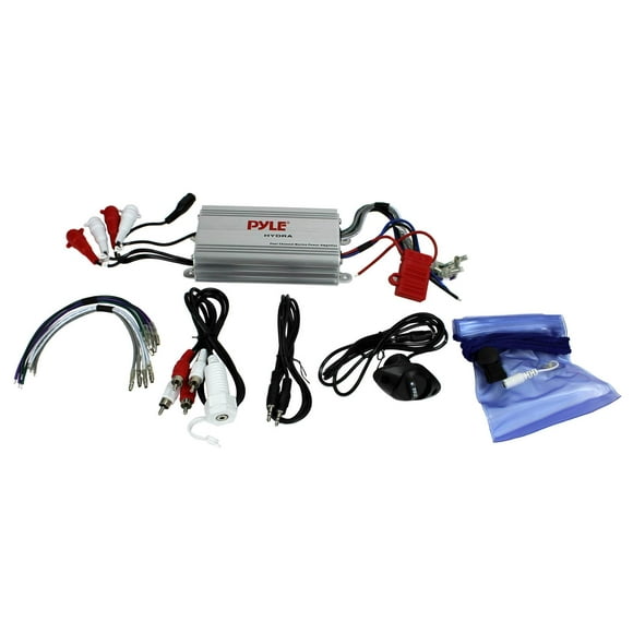 New Pyle PLMRMP3A 4 Channel Marine Waterproof MP3/iPod Power Audio Amplifier Amp
