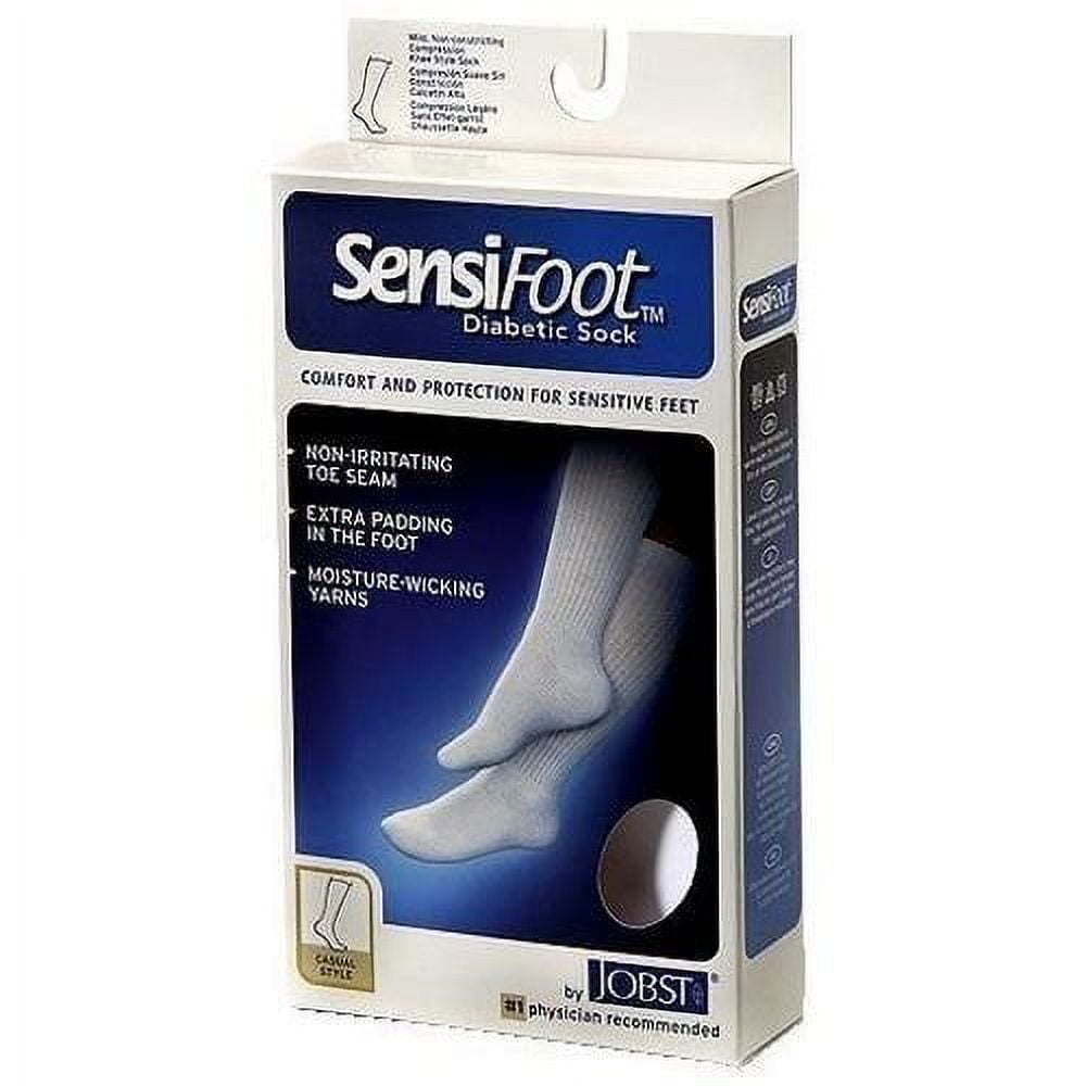 Sensifoot Diabetic Socks Over The Calf Brown Medium