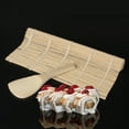 thumbnail image 4 of Shoreew Bamboo Sushi Mat with Rice Spoon Natural Sushi Roller Mat Food-Safe Sushi Making Supplies for Shaping Molding Sushi Roll, 4 of 7