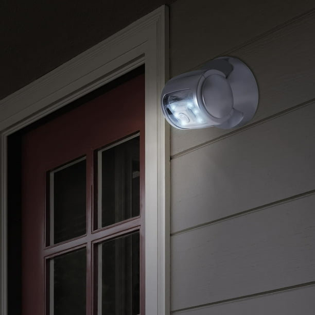 Everyday Home 6 LED Light Wireless Motion Sensor Silver