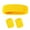 Yellow, variant on LShunze Sweatband Set Sports Headband Wristband Set Sweatbands Terry Cloth Wristband Wrist Sweatband Headbands Moisture Wicking Sweat Absorbing Head Band