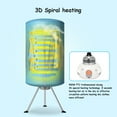 thumbnail image 5 of Costway Electric Portable Ventless Laundry Dryer, Folding Drying Machine Heater, 5 of 10