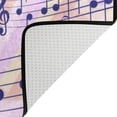 thumbnail image 4 of Coolnut Lightweight Soft Area Rugs 31x20 Inch, Colorful Music Notes Floor Mat Doormat for for Rooms Entrance Hardwood Floor Living Room 2'7" x 1'8"） Nursery Rugs, 4 of 6