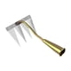 thumbnail image 1 of Desmalezadora manual desmontable para jardinería, herramienta para desherbar césped. 4 dientes, 1 of 9