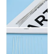 1 Meter 925 Sterling Silver Wire Jewelry Making 0.3/0.4/0.5/0.6/0.7/0.8/0.9/1/1.2mm Tarnish Resistant Silver Coil Wire