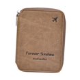 thumbnail image 4 of Funda protectora ligera para pasaporte, ideal para viajes, desplazamientos y compras. Caqui, 4 of 9