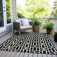 thumbnail image 6 of Addison Rugs Chantille Indoor/Outdoor Transitional Geometric Black Washable Rectangle Rug, 8' x 10', 6 of 6