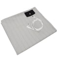 thumbnail image 2 of LEFU Grounding Sheet Silver Fiber Conductive Organic Sleep Mat for Bed EMF Protection Earthing Blanket Natural Cotton Fabric (29x75 Inches, White), 2 of 7