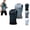 Black+gray, variant on Evolv V-Boost V2 Compression Shirt Men, 60s Quick Drying, Feel The Power of Confidence, Energy & Strength, Build a Toned Body