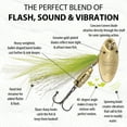 thumbnail image 2 of Panther Martin PMSS_15_GCH Barrel Body SonicStreamer Spinners Fishing Lure - Gold/Chartreuse - 15 (1/2 oz), 2 of 3