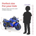 thumbnail image 3 of Zogymoz 12V Ride on Motorcycle for Kids, Ride on Toys for Gifts, Electric Motorbike with LED Tire and Bluetooth Music, 3 of 6