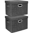 thumbnail image 6 of Large Storage Bins with Lids    Washable  Fabric Storage Boxes for Organizing    Pack, 6 of 6