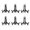 Black, variant on 3 Inch Black Easels Or Stand Plate Holders To Display Pictures Or Other Items At Weddings Home Decoration Birthdays Tables (6 Pack)