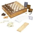 thumbnail image 2 of Classic Wooden Board 7-in-1 Game Set – Cards, Dice, Chess, Checkers, and more by Hey! Play!, 2 of 6