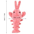 thumbnail image 3 of Dyfzdhu New Big Lobster Jumping Simulation USB Rechargeable Washable Plush Toy for Pet Cats and Dogs To Play With, 3 of 9