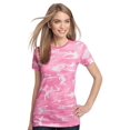 thumbnail image 1 of District Made - Ladies ThIn Camo Crew Tee, Pink 3XL, 1 of 1