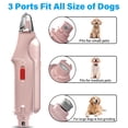 thumbnail image 3 of 2 In 1 Dog Clippers & Cat Trimmers For Large Medium Small Dogs Cats Claw Trimmer Quick Sensor And Safety Guard Usb Rechargeable With Catcher 2 Led Lights, 3 of 7
