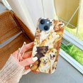 thumbnail image 3 of COMIO  Compatible with iPhone 15 Case - Cute Funny Dogs Printed Golden Retriever Slim Soft Shockproof Protective Cover Case for Women Girls, 3 of 4