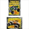 Monster Jam Party Invitations and Thank You Notes w/ Envelope (8ct)