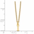 thumbnail image 4 of Ss/Gold Plated Sterling Silver Gold-Plated Cutout Letter I Initial Necklace Made In United States -Jewelry By Sweet Pea, 4 of 7