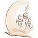 thumbnail image 5 of Colgante de madera para mezquita, Luna, estrella, Ramadán, adorno de madera, suministros para fiestas, decoraciones, 5 of 5