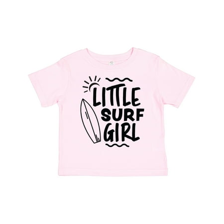 

Inktastic Little Surf Girl with Surfboard Gift Toddler Toddler Girl T-Shirt