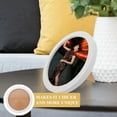 thumbnail image 3 of BRIGHTFUFU Wood Circular Picture Frame Photo Display for Anniversary Gift 1Pcs, 3 of 6