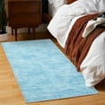 thumbnail image 4 of Garvee 2'x3' Modern Abstract Area Rug Solid Rug with Non Slip Rubber Backing, Washable Rug Low Pile Ultra Soft Indoor Carpet for Entryway Living Rooms Bedroom, Light Blue, 4 of 8