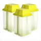 thumbnail image 1 of 3 Piezas de Contenedores para Encurtidos de Jalapeño con Coladores, Dispensadores Cuadrados para Alimentos Encurtidos, Herramientas de Cocina, Color Verde, 1 of 5