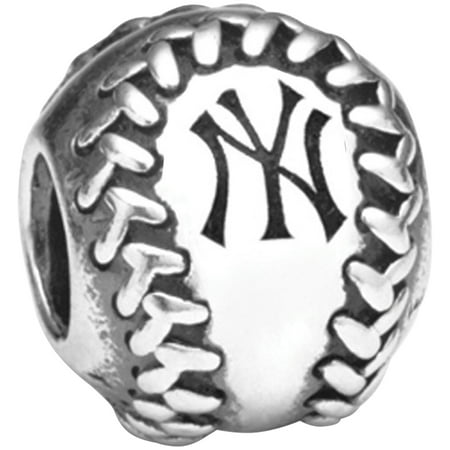 Sport Charm Baseball - New York Yankees Pandora Baseball Charm - No Size