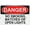 Warning Sign 4, variant on Metal Hanging Plate Horizontal Sign NO SMOKING MATCHES OR OPEN LIGHTS, Waterproof, Fade and Scratch Resistant, safety signs, equipment Warning signs, etc - DANGER SIGN Style 30x40cm