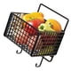 thumbnail image 1 of Cesta de Pared Para Cocina, Gran Capacidad, Ahorro de Espacio, Almacenamiento Montado en la Pared Con Gancho para Condimentos Vegetales, Hecha de Metal, 1 of 7