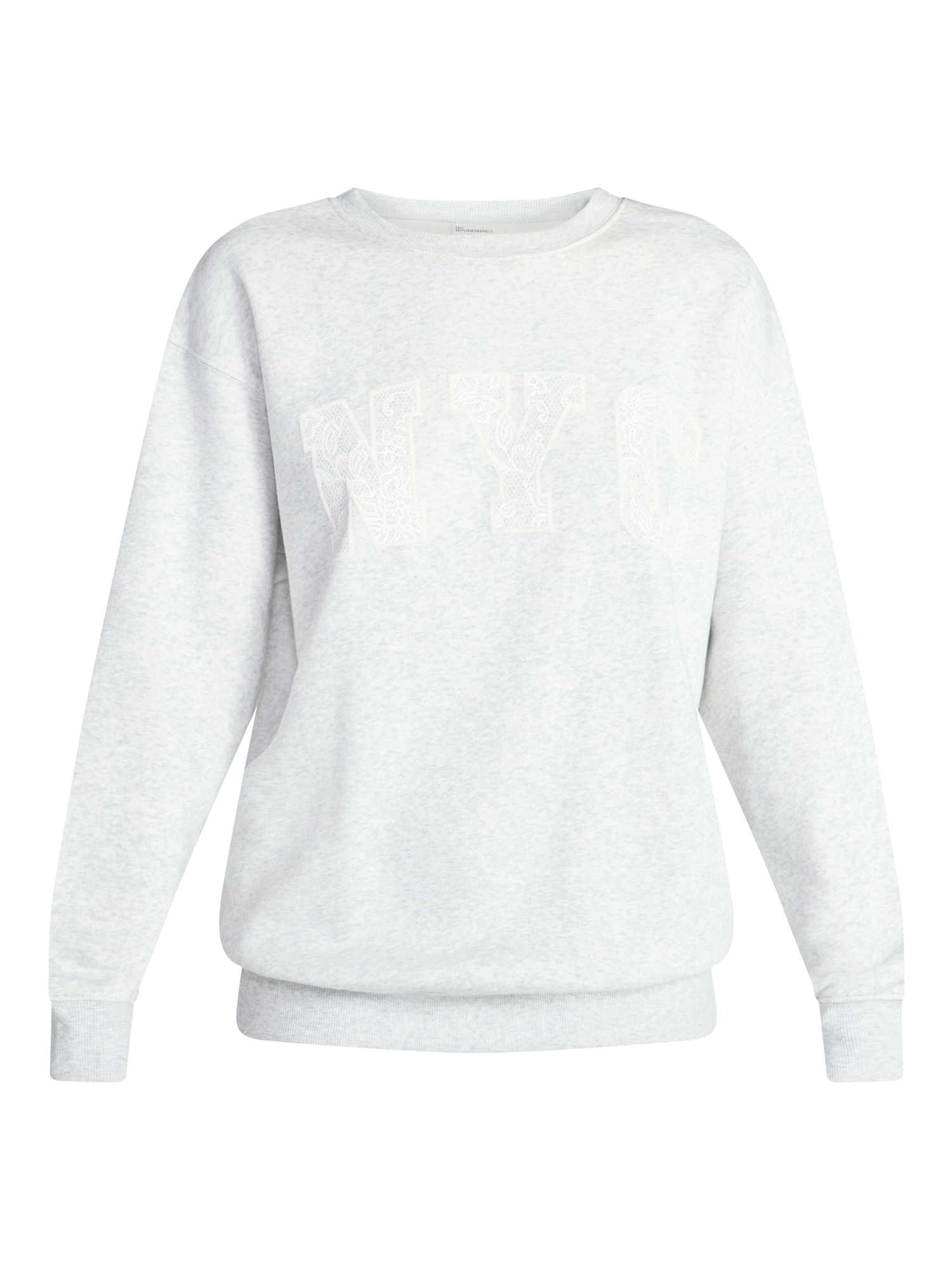 No Boundaries Oversized Graphic Sweatshirt, Midweight, Women's XXS-XXL