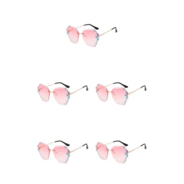 Gafas de sol Minnieouse con montura de diamantes de imitación PC multicolor