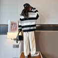 thumbnail image 4 of Sudadera con estilo para niños, conjunto de 2 piezas, ropa holgada de otoño para niñas, ropa de calle para niños, novedad de primavera 2024, 4 of 5