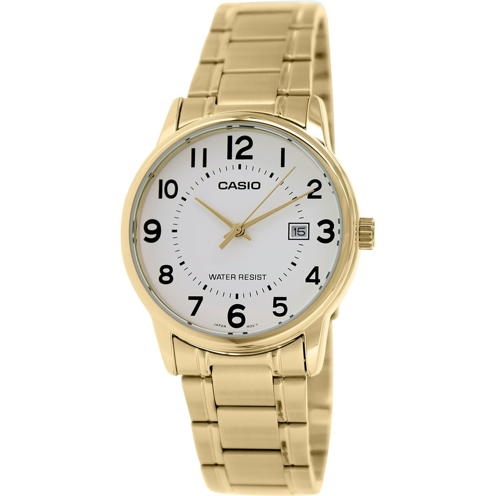 casio gold watch at game