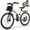 White-Black, variant on Gocio 26" Floding Electric Bike for Adults, Peak 1000W Motor, 21-Speed Mountain Ebike, 48V 7.8Ah Battery, UL2849