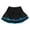 Blue, variant on WOYY Toddler Girls Latin Tango Practice Skirt Athletic Layered Dance Skorts, Sizes 3-4