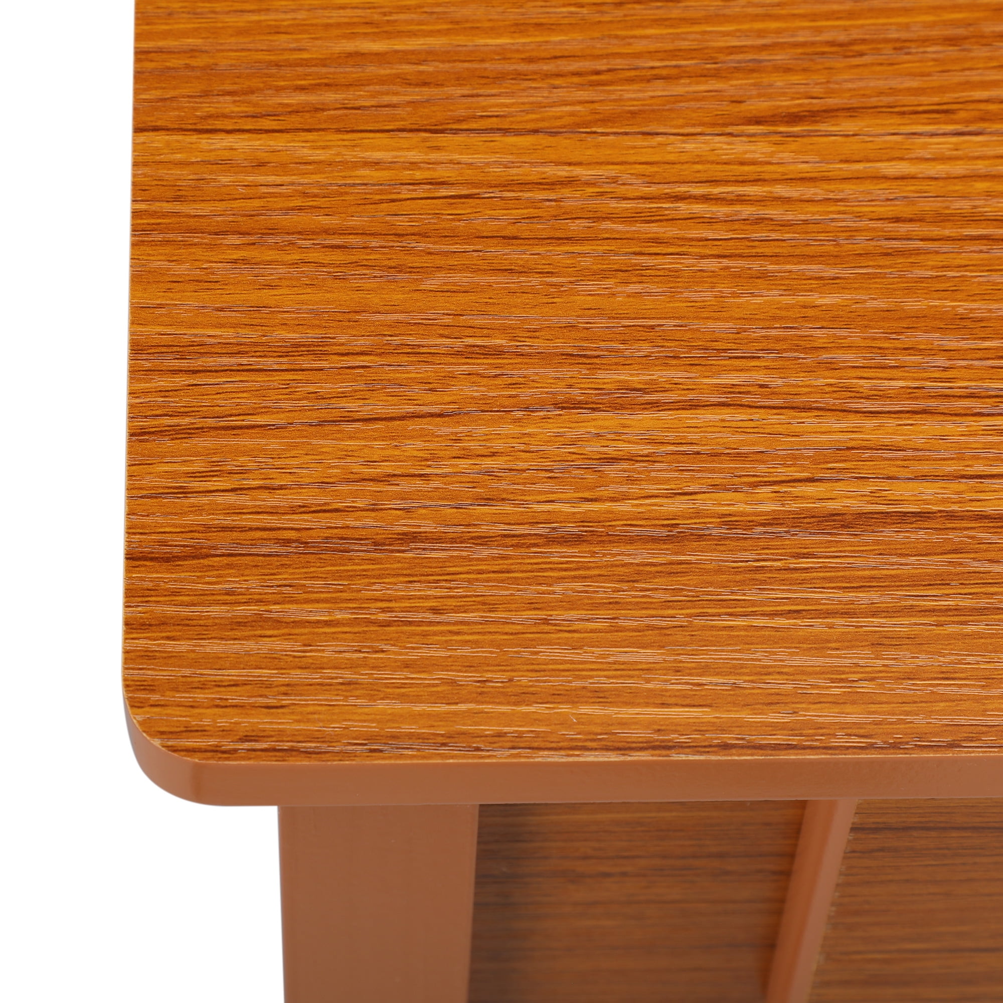 Kepooman Modern Versatile High-Leg Nightstands Side End Table Night Stand Storage Shelf with Drawer for Living Room Bedroom, Honey Brown Kepooman Modern Versatile High-Leg Nightstands Side End Table Night Stand Storage Shelf with Drawer for Living Room Bedroom, Honey Brown