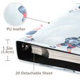 thumbnail image 3 of FORMRS 3 Ring Photo Album 4"x6" Self Adhesive Large Capacity PU Leather Cover, Hockey Action Zone, 3 of 8