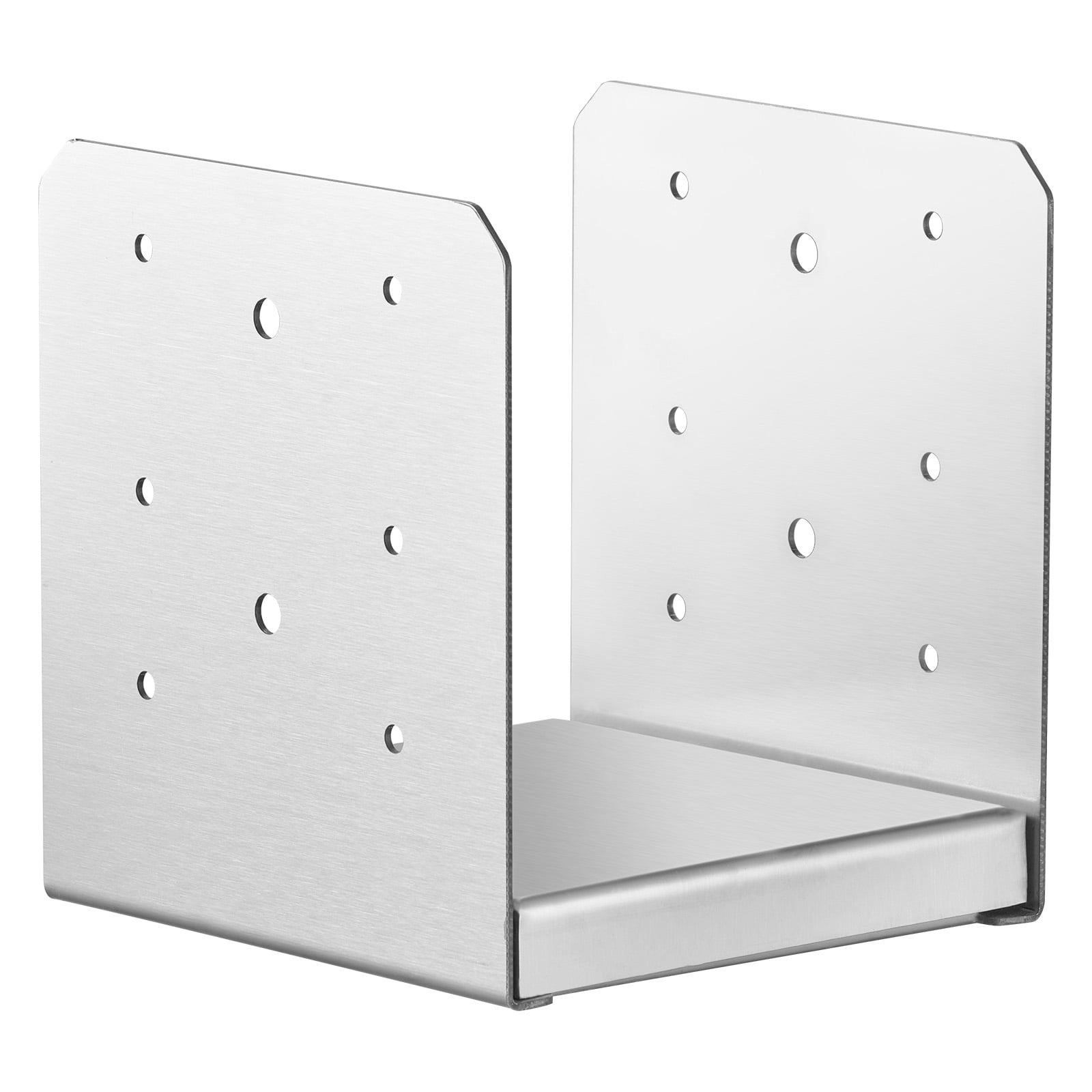 VEVOR 6"x 6" Post Base, 10Pcs Stainless Steel Adjustable Post Anchor Bracket(Internal 5.9 x 5.5"), Adjustable Post Base for Pavilion Deck Porch Handrail Railing Support Decorative Anchor Plate