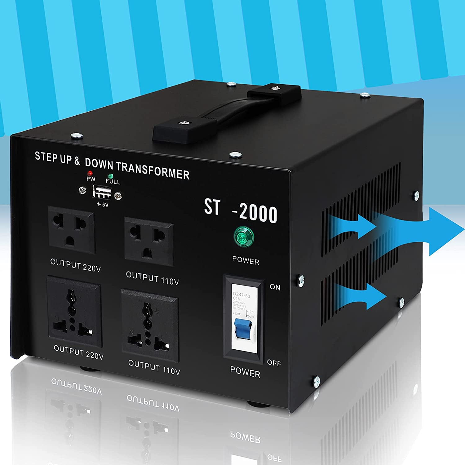 Transformateur 220v 110v 2000w