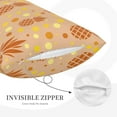 thumbnail image 5 of EasygdpPineapples Polyester Fiber Double-Sided Pillowcase,Super Soft,Comfortable And Luxurious Pillowcase,Not Easy To Break Or Deform- 20"X30", 5 of 9