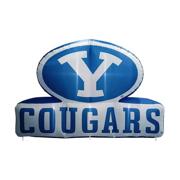 Logo Brands BYU Cougars Pre-Lit 7'x10' Team Inflatable