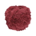 thumbnail image 1 of Fil de Fausse Fourrure 70yds, Fil Duveteux Crochet Fil Moelleux Doux Polyester Épais Peluche Fourrure Cils, Rouge Vin, 1 of 7