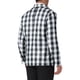 thumbnail image 3 of Inspire Chic Traje de Día del Padre para Hombre, Blazer de Cuadros Gingham de Un Solo Botón, Corte Regular, Solapa Notch, L Negro Blanco, 3 of 5