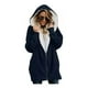 thumbnail image 2 of Chamarra Sudadera Mujer Afelpada Larga Moda Casual 202308 M, 2 of 7