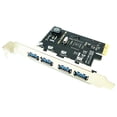 thumbnail image 4 of Tarjeta de expansión PCI-E USB 3.0 de 4 puertos Adaptador PCI Express PCIe USB 3.0 HUB Controlador USB 3.0 de 4 puertos USB 3 0 PCI e PCIe Express 1X, 4 of 5