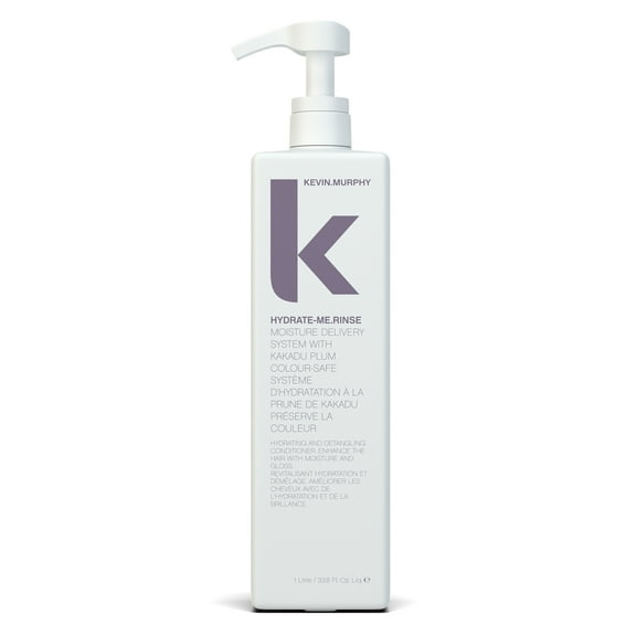 KEVIN.MURPHY HYDRATE-ME.RINSE - Moisturising Conditioner - For Normal & Dry Hair - Hair Repair - Colour Safe Conditioner - With Antioxidant Blend & Kakadu Plum - 1 L / 33.8 fl oz