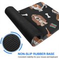 thumbnail image 6 of Long Mouse Pads for Desk,Basset Hounds with Bones and Presents Desk Mats on Top Of Desks, Desk Mouse Pad Extra Large with 3mm Non-Slip Base and Stitched Edge for Gaming,Office,Work,Home 35.4"x15.7", 6 of 6